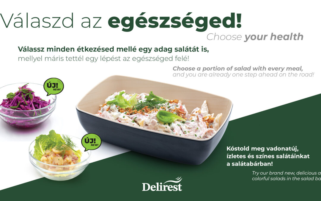 Megújult salátabár koncepciónk