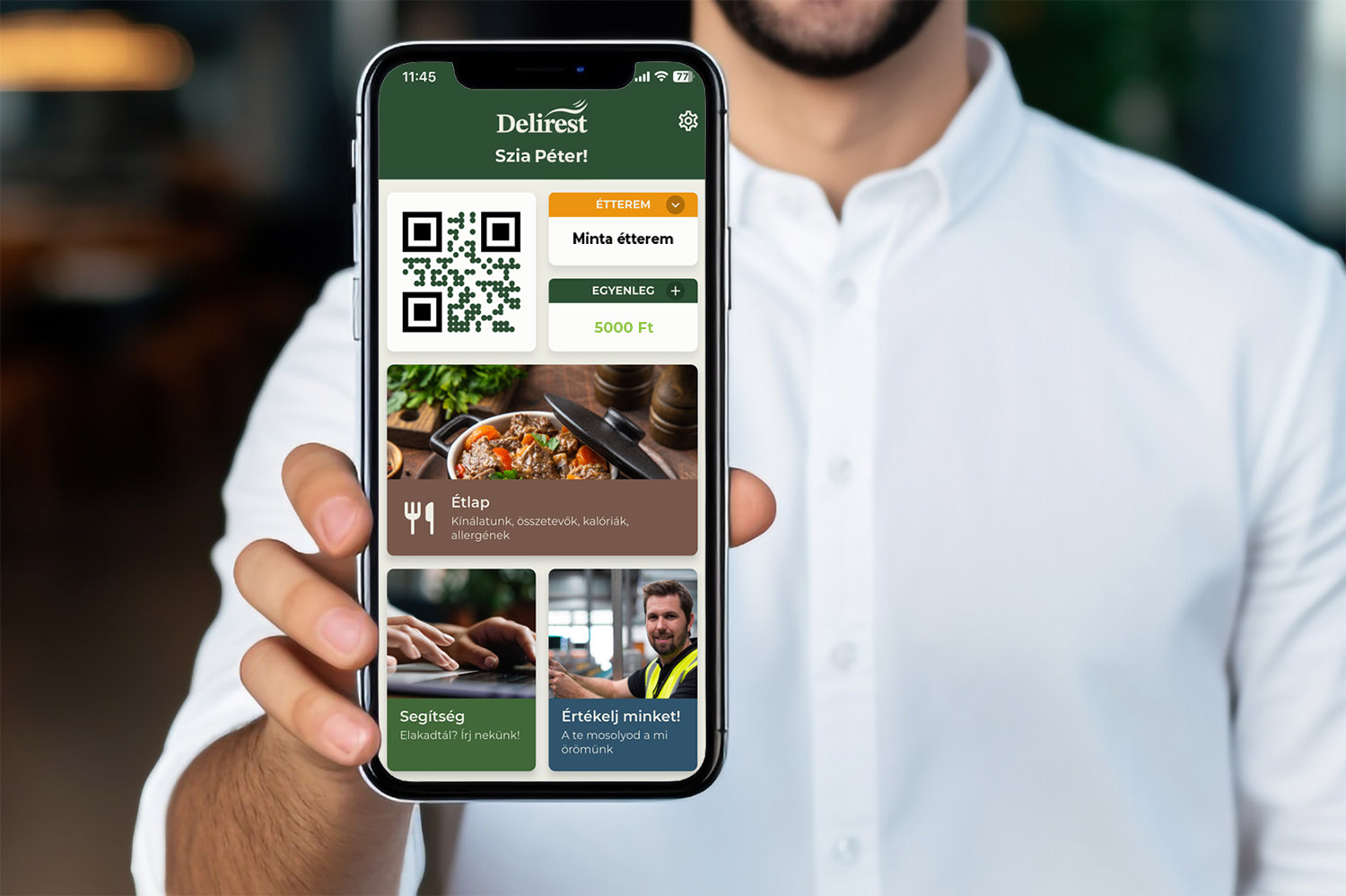 A Delires saját fejlesztésű mobil applikációja